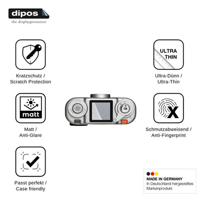 4x Schutzfolie matt für Fujifilm instax Pal 2 Display-Schutzfolie
