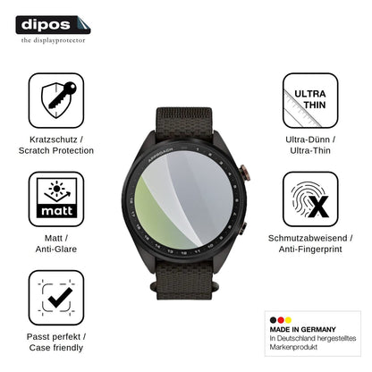 6x Schutzfolie matt für Garmin Approach S72 Display-Schutzfolie