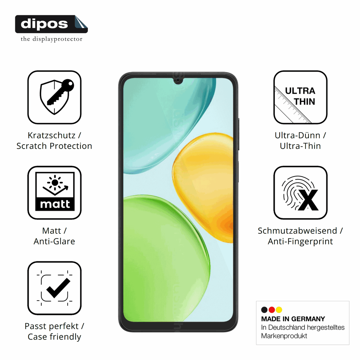 Displayschutz hergestellt in Deutschland, h�chste Qualit�t made in Germany