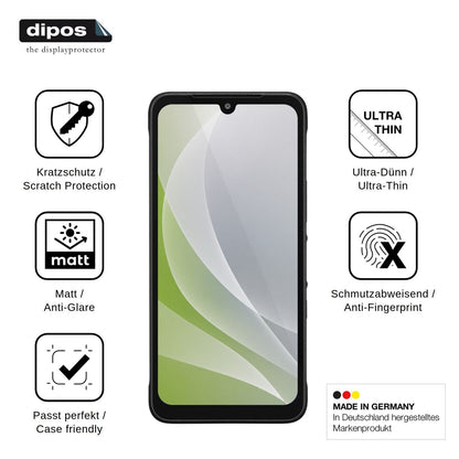 4x Schutzfolie matt für Kyocera Digno BX4 Display-Schutzfolie