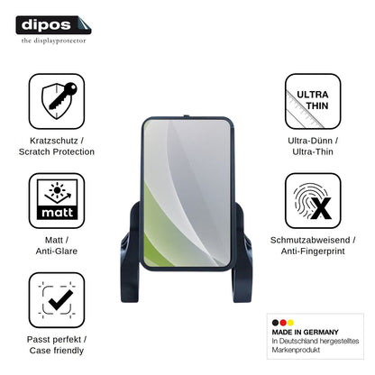 4x Schutzfolie matt für Sharplace Digitalanzeige 81F Display-Schutzfolie