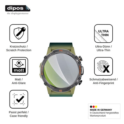 6x Schutzfolie matt für WalkerFit Motion 6 Display-Schutzfolie