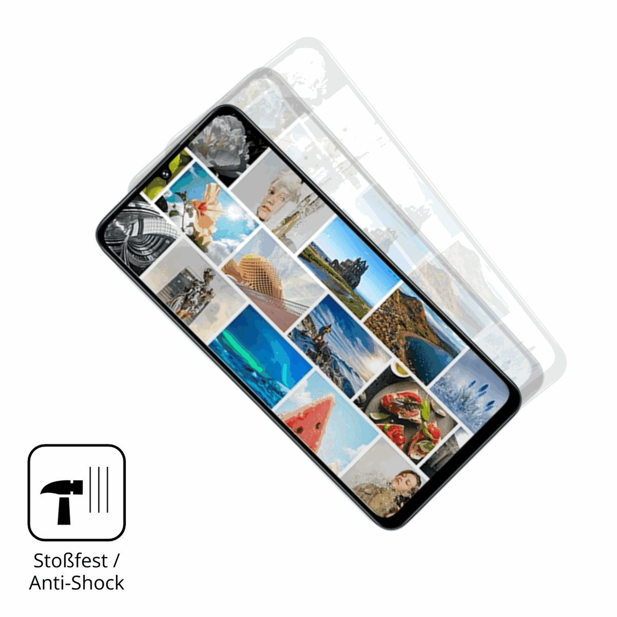 Schutz gegen Kratzer auf dem Umidigi A75x Glas durch Schlüssel oder Ähnliches