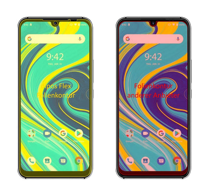 2x 3D Full Cover Schutzfolie für Umidigi A7 Pro