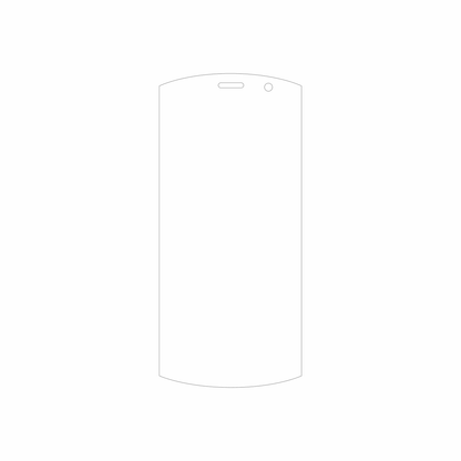 dipos Displayschutz für Unitech EA510, mattierte Oberfläche, geringe Dicke und perfekte Passform
