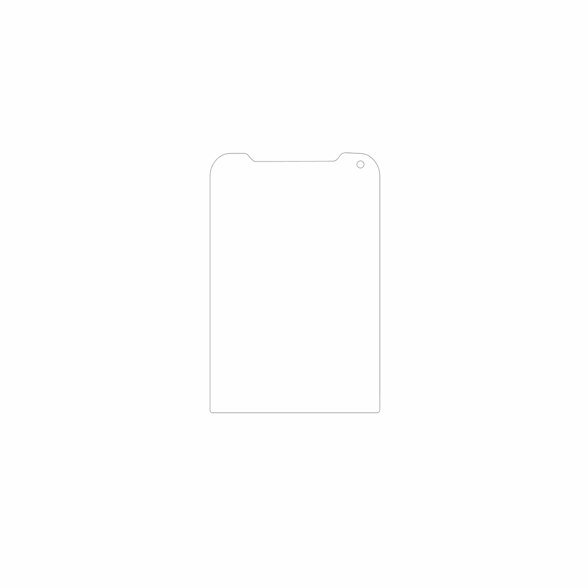 dipos Displayschutz für Unitech TB85 Plus, mattierte Oberfläche, geringe Dicke und perfekte Passform