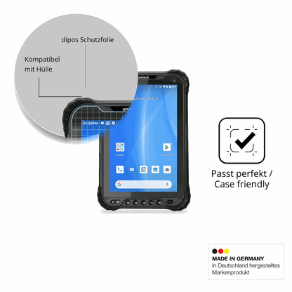 Schutzfolie mit optimaler Passform, zur Verwendung mit Hüllen geeignet