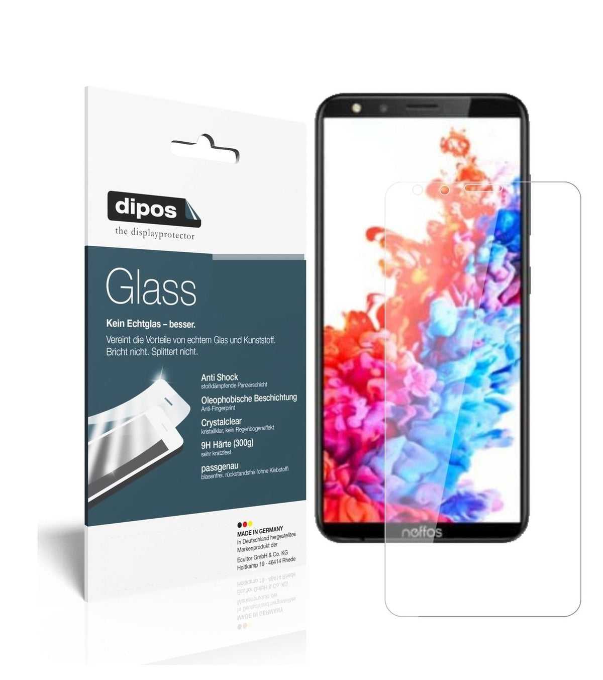 1x 9H Schutzfolie für TP-Link Neffos C7 Lite Panzerfolie