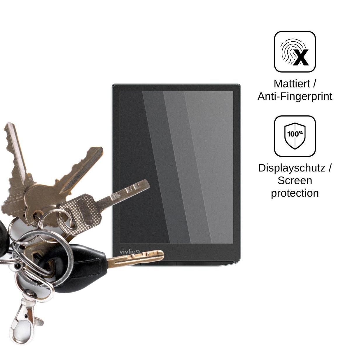 Blickschutzfolie für Vivlio InkPad Color 3 matt Schutzfolie Privacy