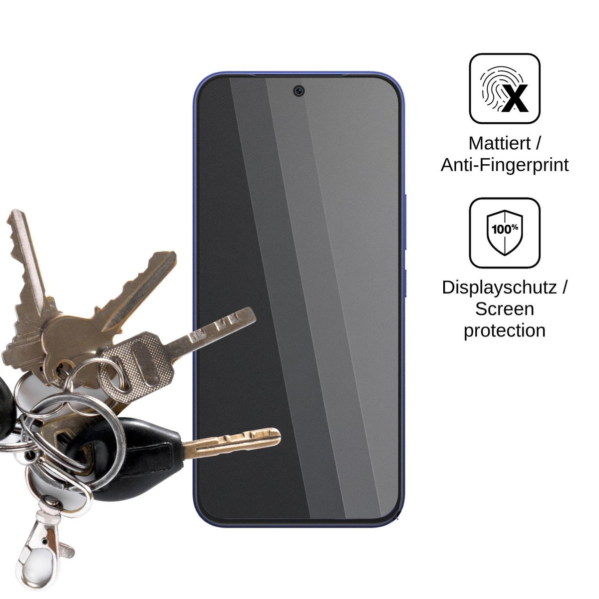 Blickschutzfolie für Vivo Y600 matt Schutzfolie Privacy