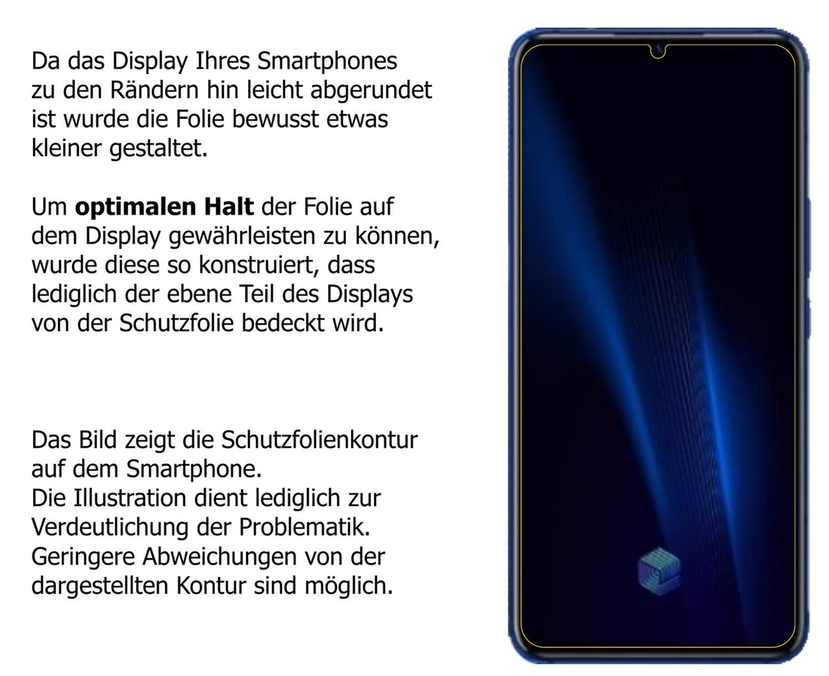 2x 9H Schutzfolie für Vivo IQOO Pro Panzerfolie (1x Vorderseite + 1x Rückseite)