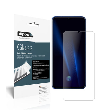 Matte Displayschutzfolie von dipos passend für Vivo IQOO Pro, 9H kratzfest und blasenfrei montiert