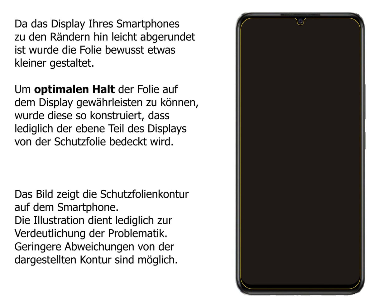 6x Schutzfolie matt für Vivo S10e Display-Schutzfolie