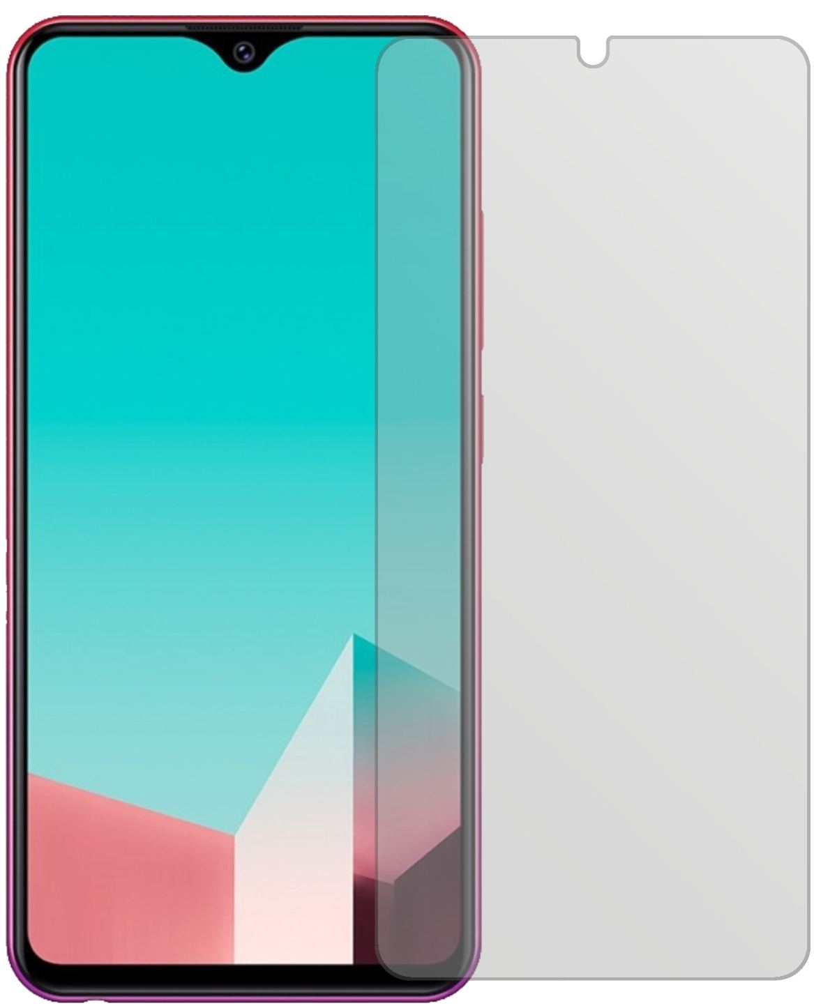 6x Schutzfolie matt für Vivo Y91 C Display-Schutzfolie