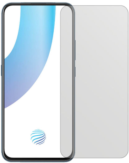 VivoV17 Pro mit aufgebrachter dipos Displayschutzfolie, die lästige Fingerabdrücke minimiert