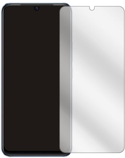 VivoV23e 5G mit aufgebrachter dipos Displayschutzfolie, glasklare Darstellung ohne Einschränkungen