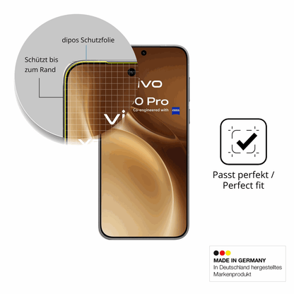 Schutzfolie mit optimaler Passform, zur Verwendung mit Hüllen geeignet