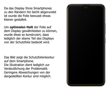 2x 9H Schutzfolie matt für Vivo U3 Panzerfolie (1x Vorderseite + 1x Rückseite)