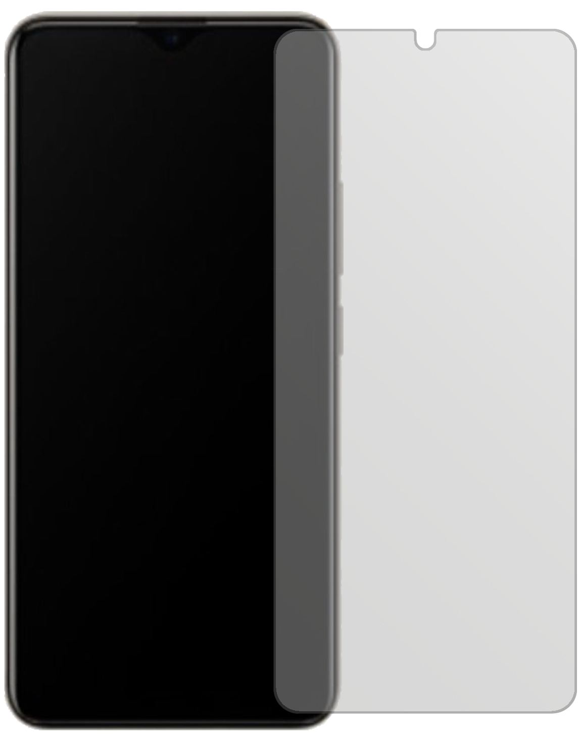 VivoU3 mit aufgebrachter dipos Displayschutzfolie, die lästige Fingerabdrücke minimiert