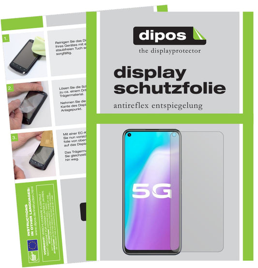 1x Schutzfolie matt für Vivo Y50 Display-Schutzfolie