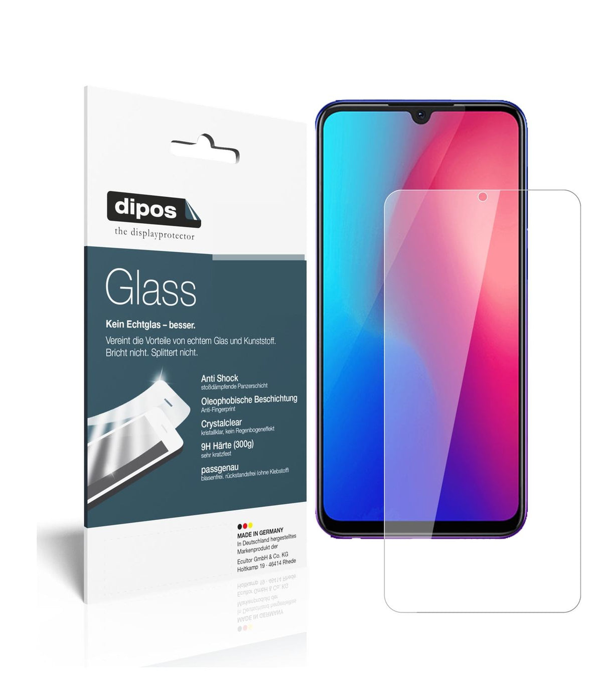 Perfekte Passform und ultimative Qualität: Unser 9H Panzerglas bietet Schutz für Vivo-Z3