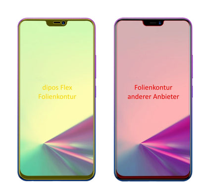 3x 3D Full Cover Schutzfolie für Vivo Z3x