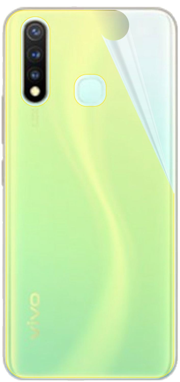 dipos Displayschutz für Vivo U20 Rückseite, transparente Oberfläche, geringe Dicke und perfekte Passform