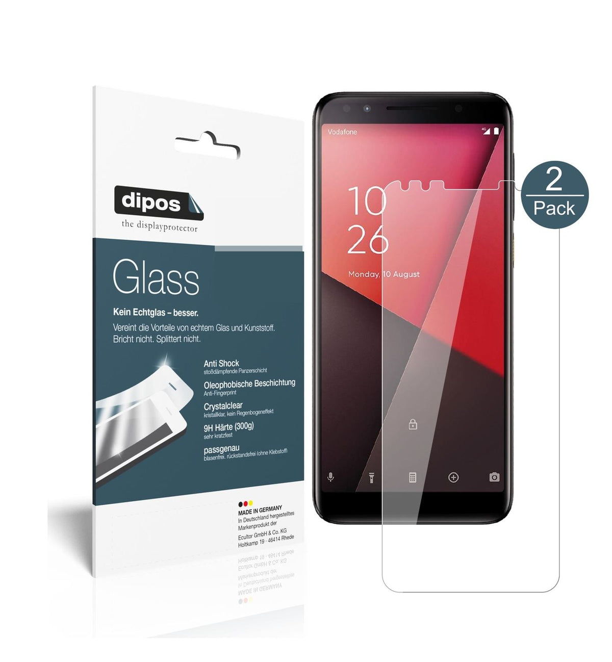 Perfekte Passform und ultimative Qualität: Unser 9H Panzerglas bietet Schutz für Vodafone-Smart N9