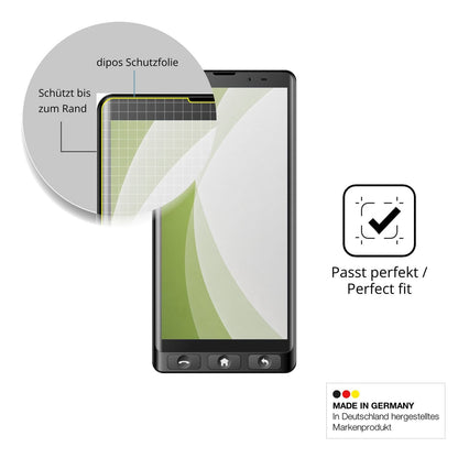 Besonders flexibler Displayschutz mit Anti-Shock-Schicht im Materialmix