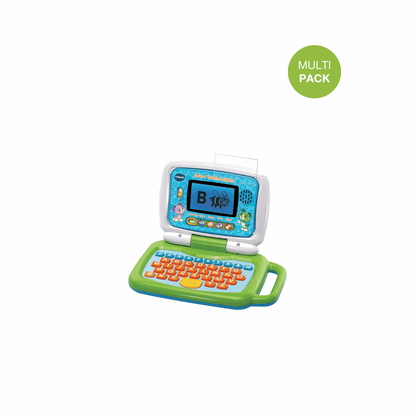 Vtech2-in-1 Touch Laptop mit aufgebrachter dipos Displayschutzfolie, die lästige Fingerabdrücke minimiert