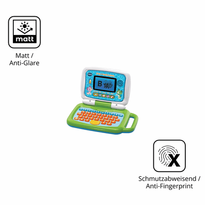 Dünne und entspiegelnde Folie passend zugeschnitten für Vtech 2-in-1 Touch Laptop