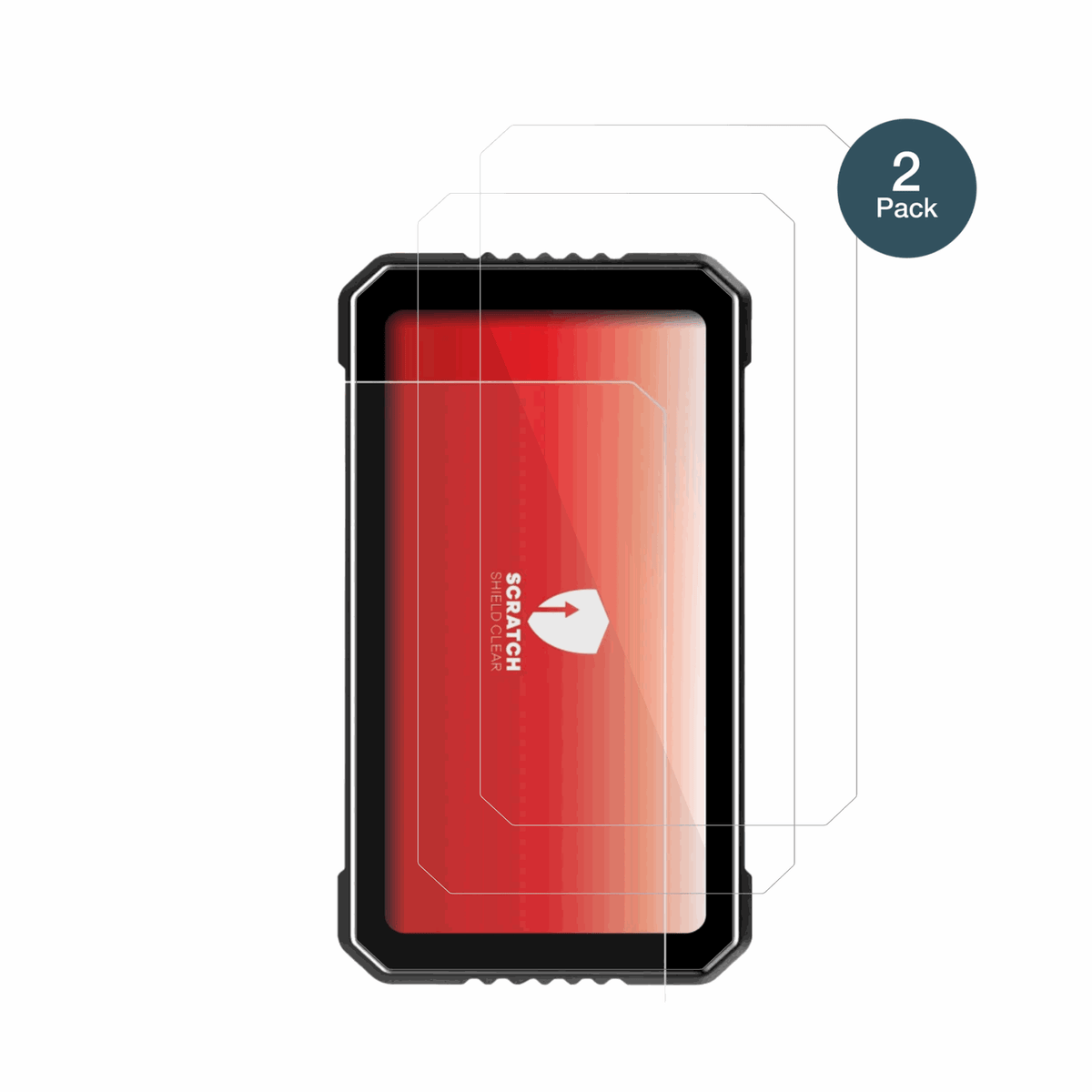 VtopekMT26 6.25 Zoll mit aufgebrachter dipos Flex Schutzfolie, glasklare Darstellung ohne Einschränkungen