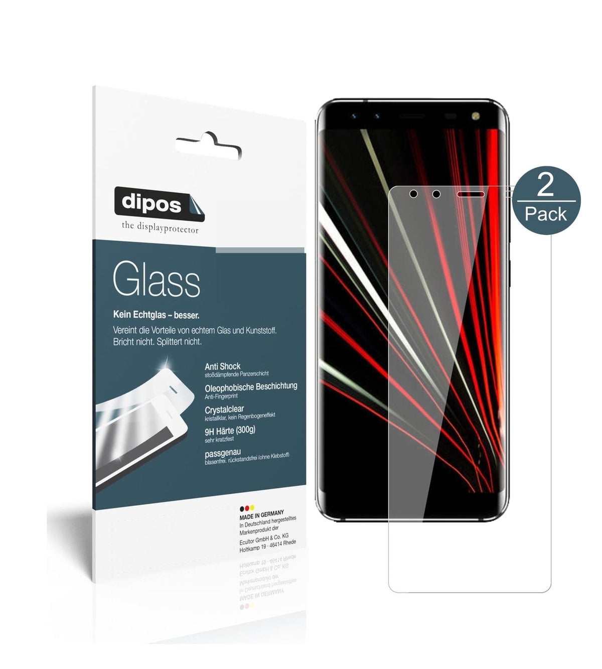 1x 9H Schutzfolie für Leagoo S8 Panzerfolie