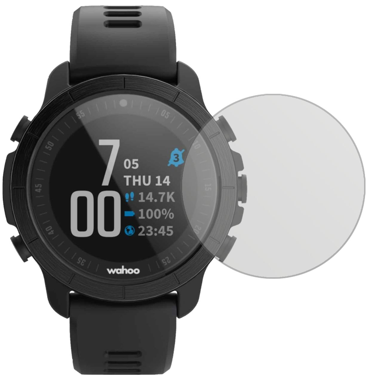 6x Schutzfolie matt für Wahoo Elemnt Rival Display-Schutzfolie