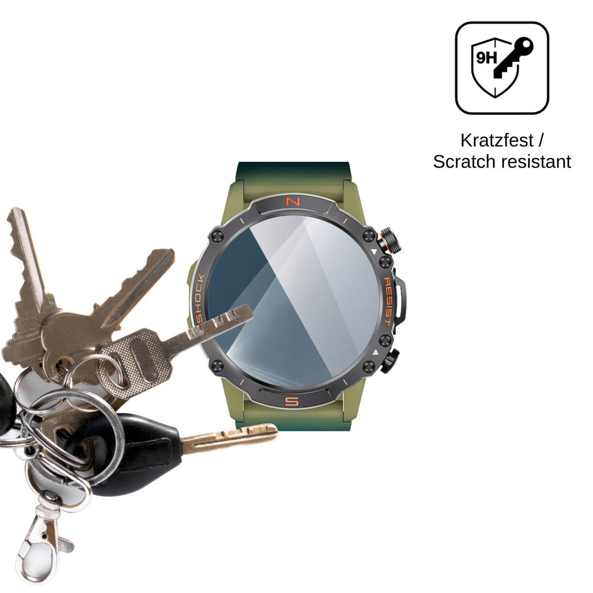 2x 9H Schutzfolie für WalkerFit Motion 6 Panzerfolie