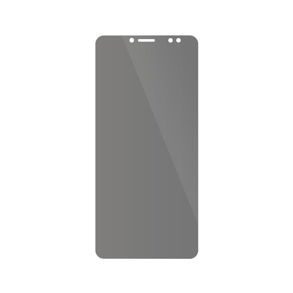 dipos Displayschutz für Walton Primo S6 Infinity, mit Blickschutzfilter und perfekter Passform auch für die Rundungen