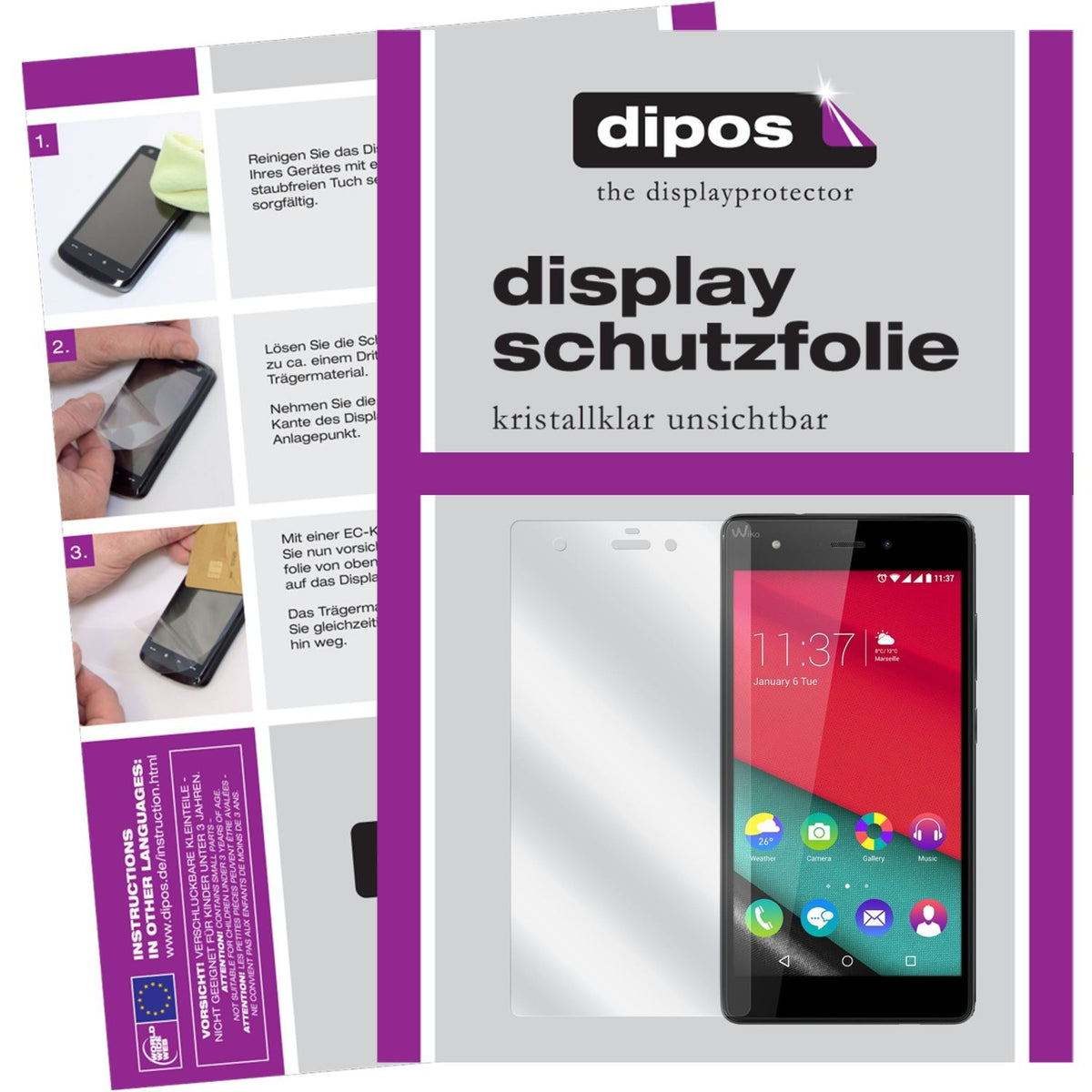 Perfekte Passform und ultimative Qualität: Unser 9H Panzerglas bietet Schutz für Wiko-Pulp