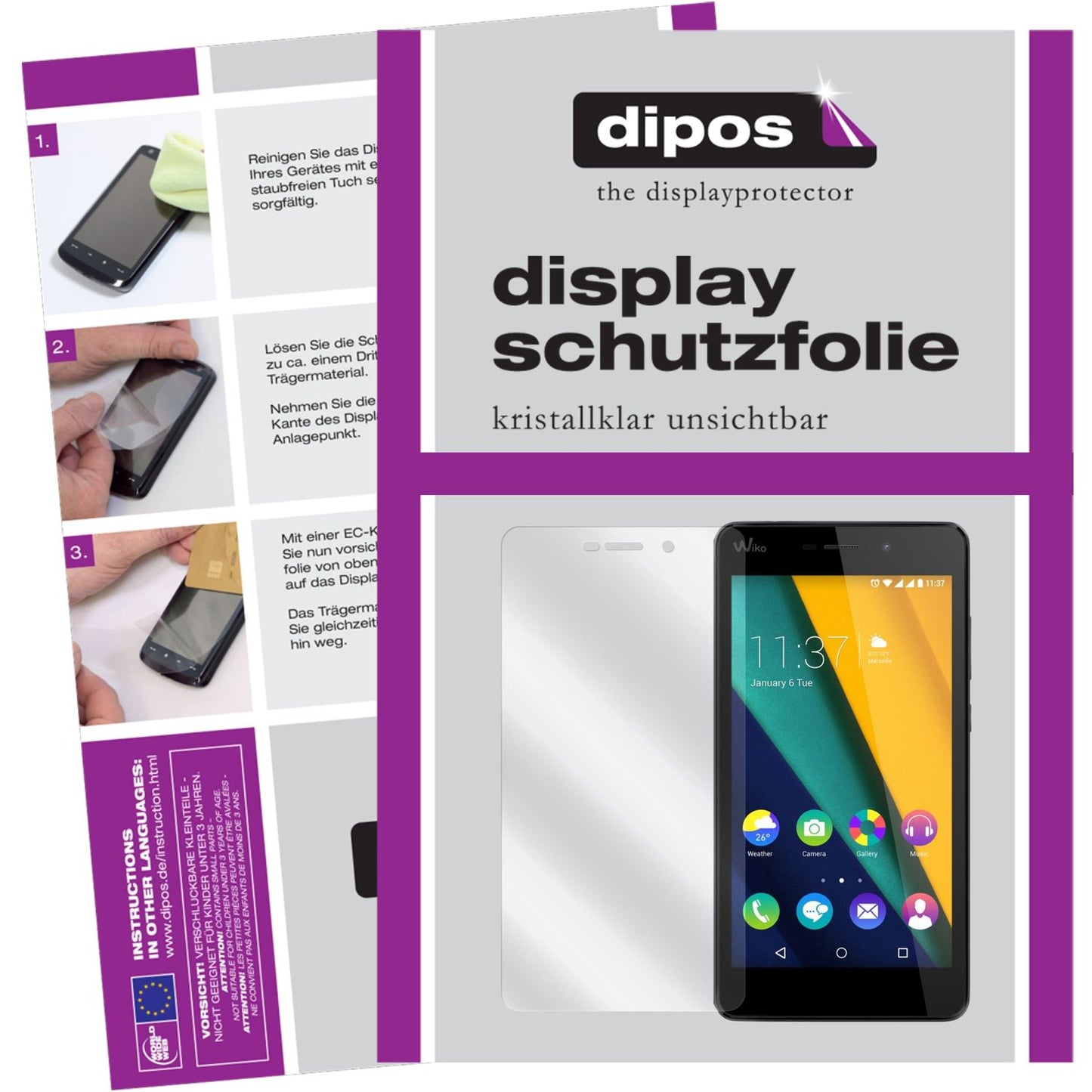 Perfekte Passform und ultimative Qualität: Unser 9H Panzerglas bietet Schutz für Wiko-Pulp FAB