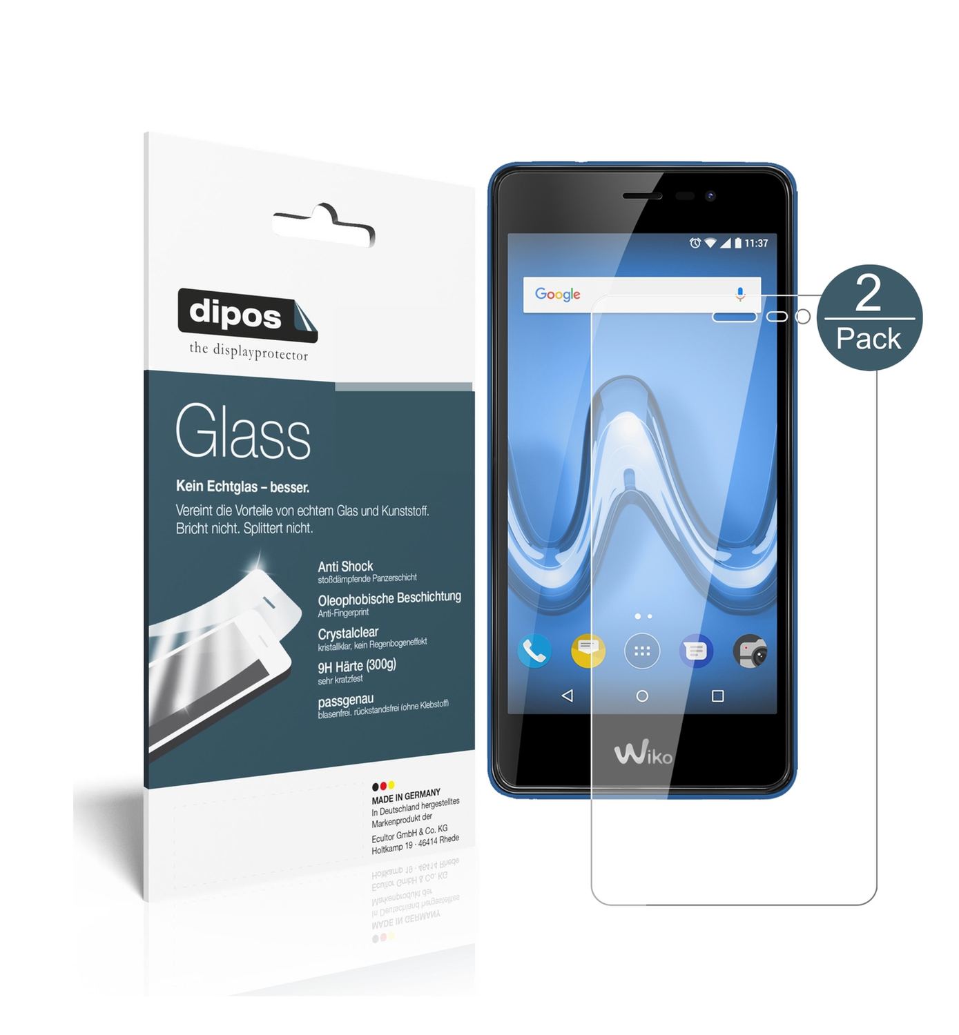 Perfekte Passform und ultimative Qualität: Unser 9H Panzerglas bietet Schutz für Wiko-Tommy 2 Plus