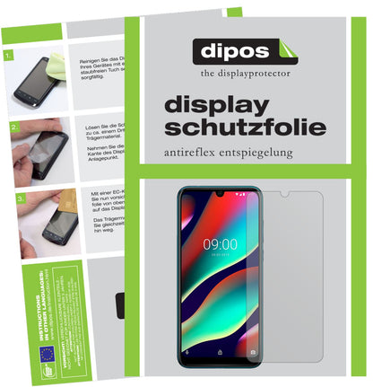 5x Schutzfolie matt für Wiko View 3 Display-Schutzfolie