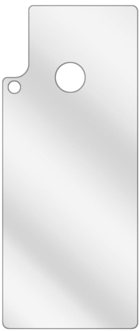 dipos Displayschutz für Wiko View 3 Pro Rückseite, transparente Oberfläche, geringe Dicke und perfekte Passform