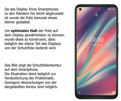 Dünne und klare Folie passend zugeschnitten für Wiko View5 Plus
