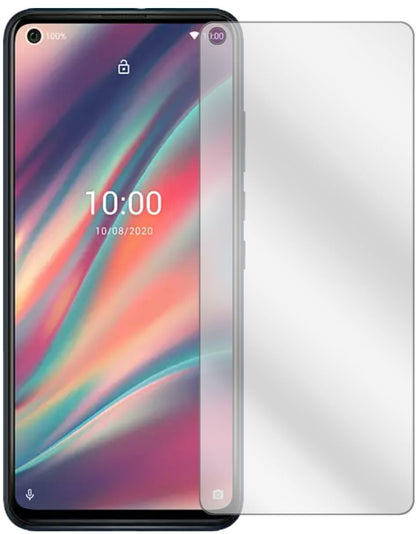 WikoView5 Plus mit aufgebrachter dipos Displayschutzfolie, glasklare Darstellung ohne Einschränkungen