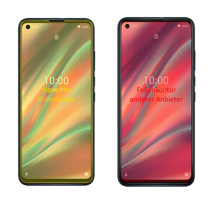3x 3D Full Cover Schutzfolie für Wiko View5