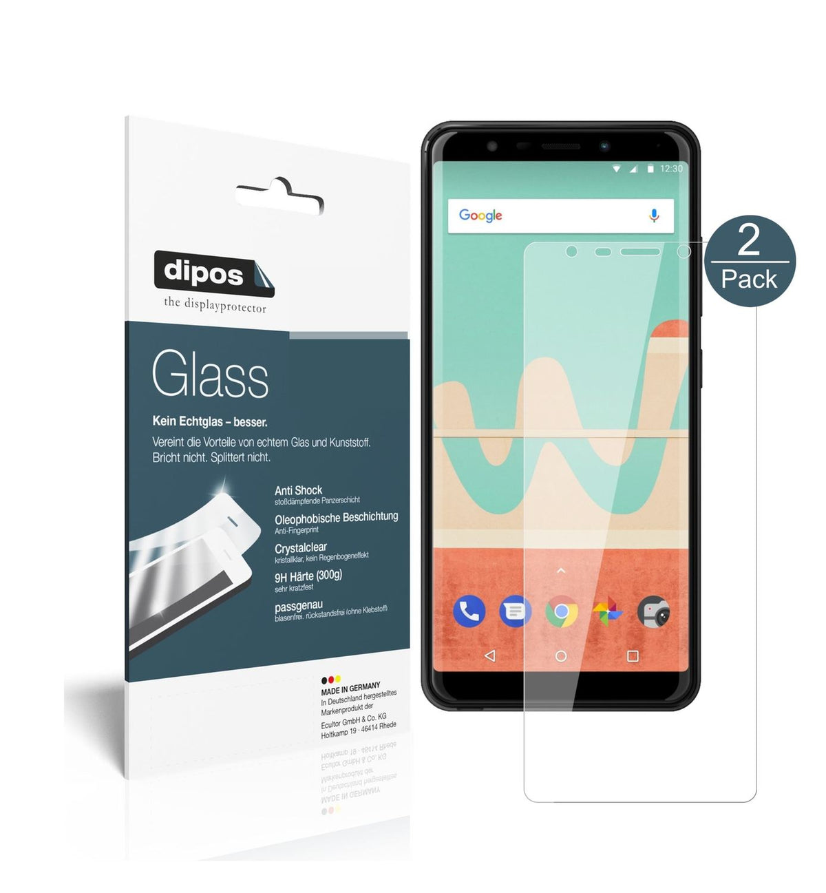 Perfekte Passform und ultimative Qualität: Unser 9H Panzerglas bietet Schutz für Wiko-View Go