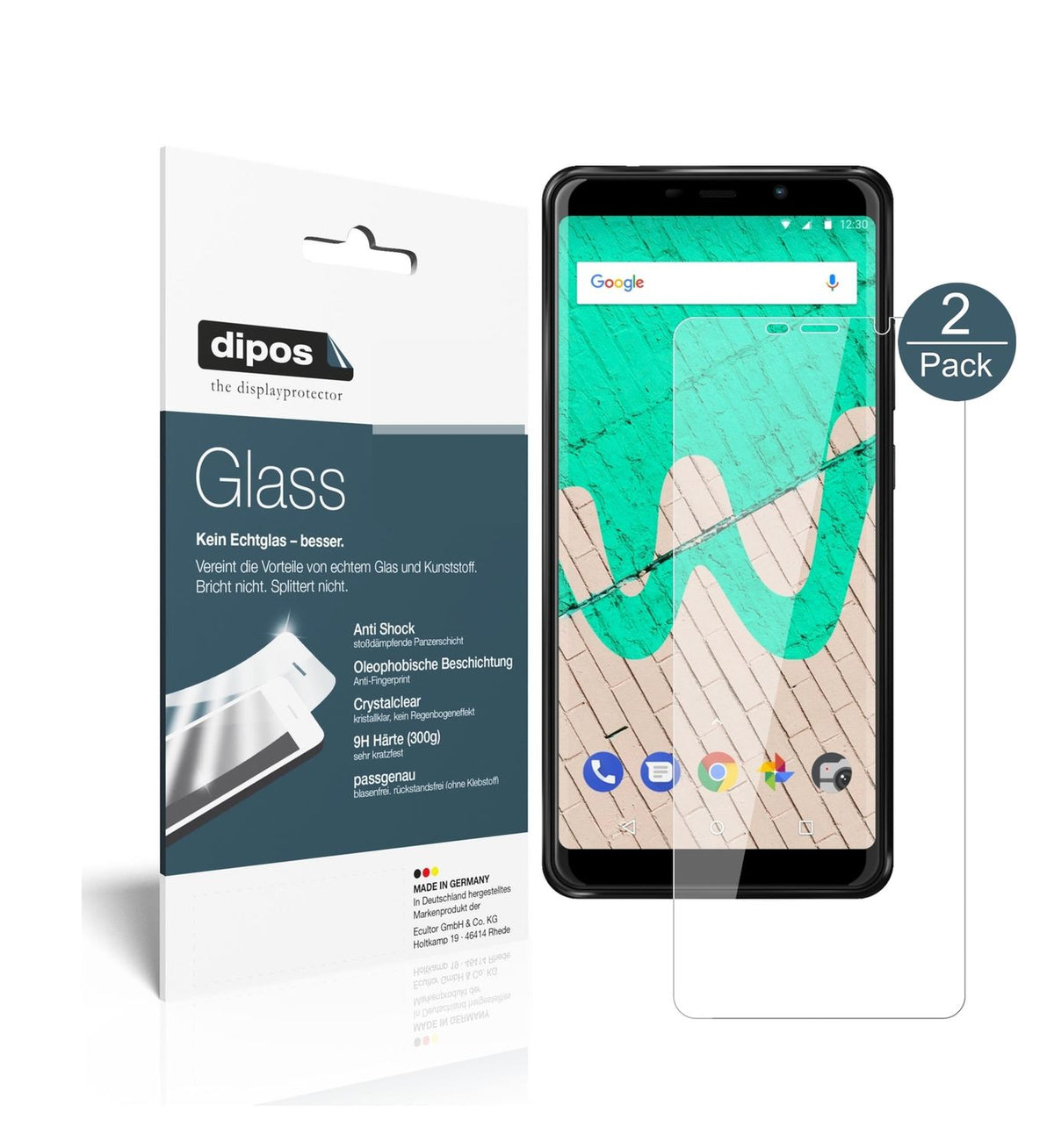 Perfekte Passform und ultimative Qualität: Unser 9H Panzerglas bietet Schutz für Wiko-View Max