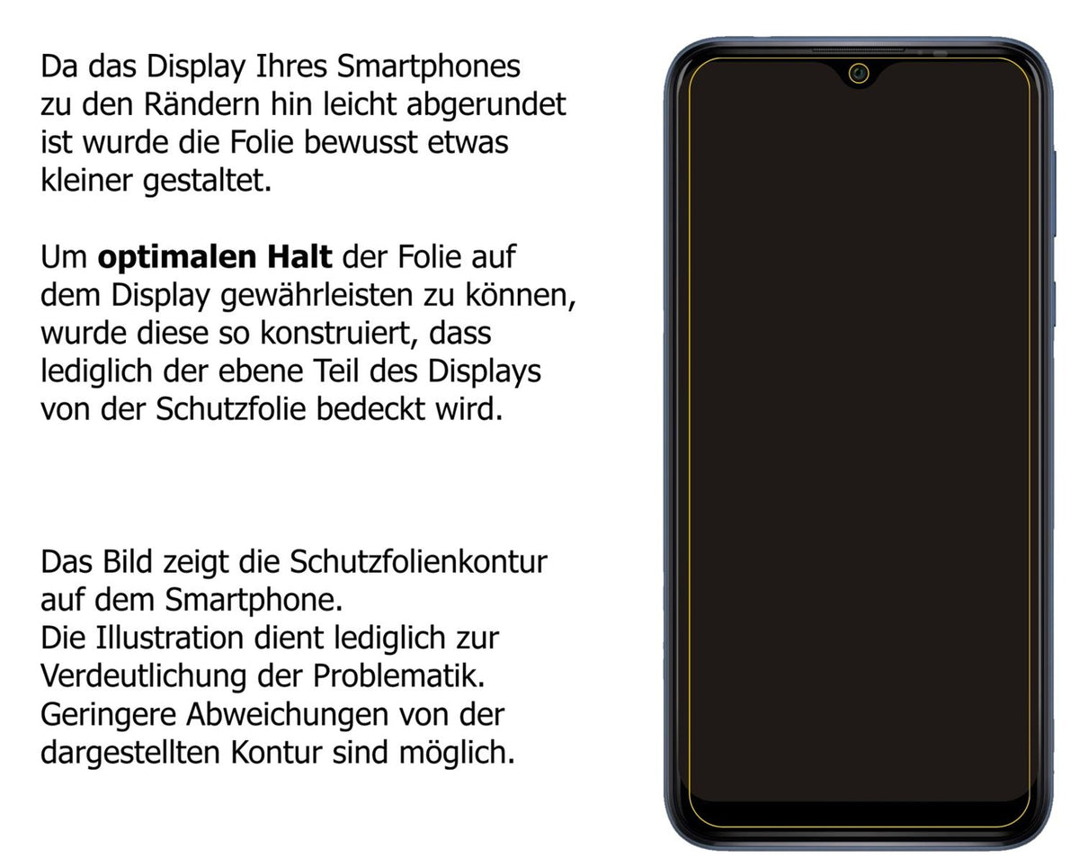 Privatsphäre-Schutz durch Sichtschutz-Folie passend zugeschnitten für Wiko Y81