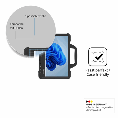 Schutzfolie mit optimaler Passform, zur Verwendung mit Hüllen geeignet