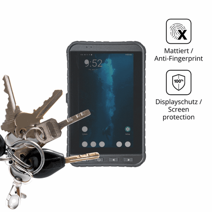 dipos Displayschutz für winmatem700dq8, mattierte Oberfläche, Blickschutzfilter und perfekter Passform