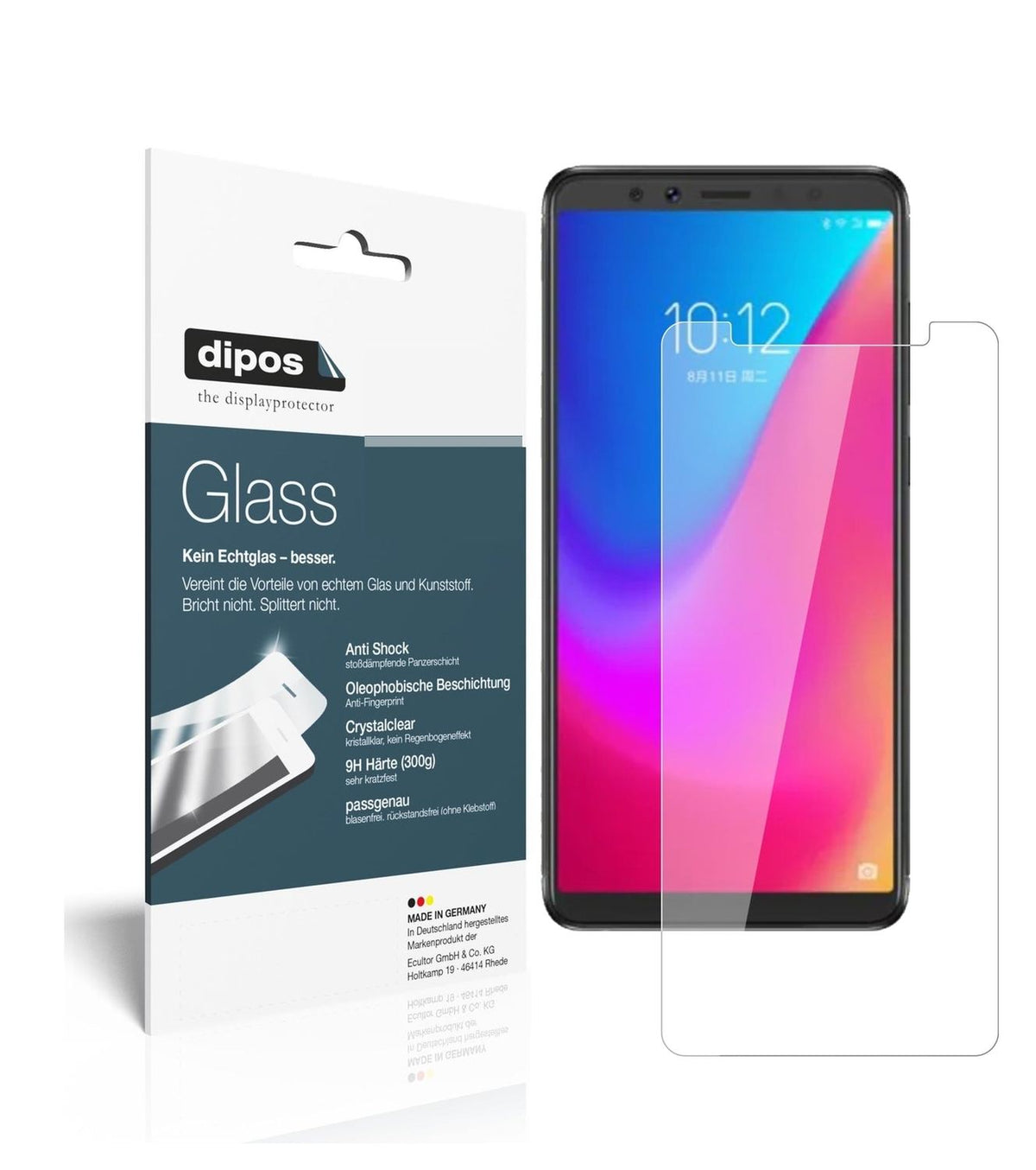 1x 9H Schutzfolie für Lenovo K5 Pro Panzerfolie
